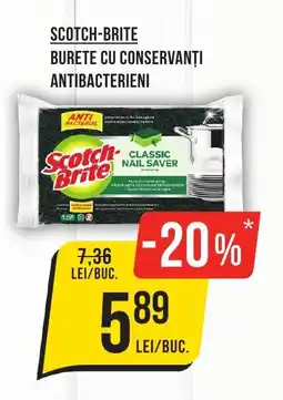 Mega Image SCOTCH-BRITE Burete cu conservanți antibacterieni Ofertă