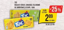 Mega Image TUC Biscuiți sărați, original/cu aroma de smântână şi ceapă Ofertă