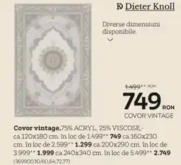 XXXLutz Covor vintage Ofertă