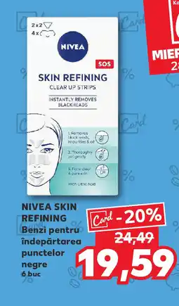 Kaufland NIVEA SKIN REFINING Benzi pentru îndepărtarea punctelor negre Ofertă