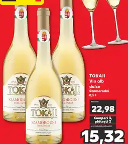 Kaufland TOKAJI Vin alb dulce Szamorodni Ofertă
