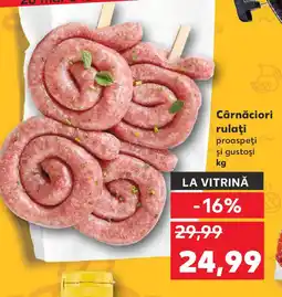 Kaufland Cârnăciori rulaţi proaspeţi şi gustoşi Ofertă