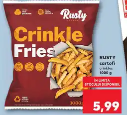 Kaufland RUSTY cartofi crinkles Ofertă