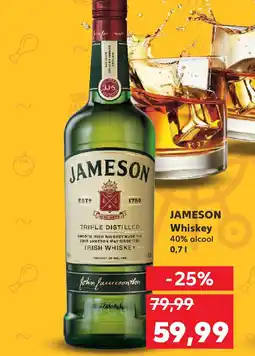 Kaufland JAMESON Whiskey 40% alcool Ofertă