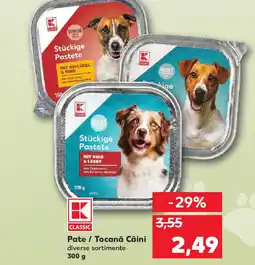 Kaufland Pate / Tocană Câini Ofertă