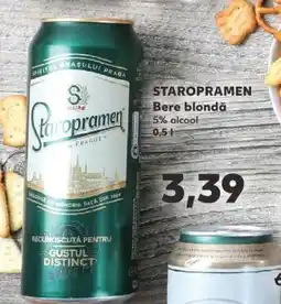 Kaufland STAROPRAMEN Bere blondă Ofertă