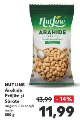 Kaufland NUTLINE Arahide Prăjite și Sărate Ofertă