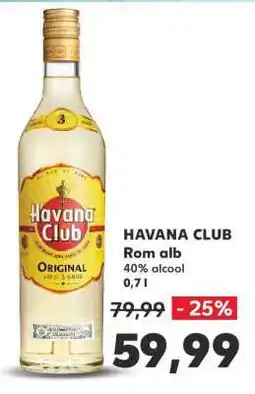 Kaufland HAVANA CLUB Rom alb Ofertă