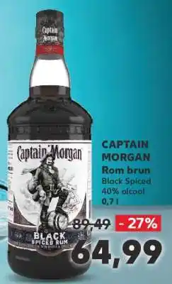 Kaufland CAPTAIN MORGAN Rom brun Ofertă