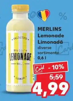 Kaufland MERLINS LEMONADE Limonadă Ofertă