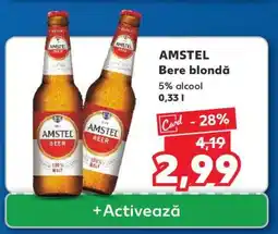 Kaufland AMSTEL Bere blondă Ofertă