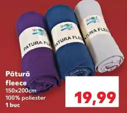 Kaufland Pătură fleece Ofertă