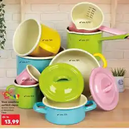 Kaufland Vase emailate cu/fără capac Ofertă