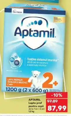 Kaufland APTAMIL Lapte praf pentru copii de la 1 an / 2 ani Ofertă