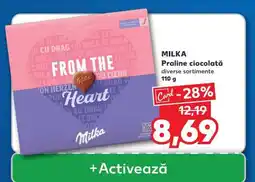 Kaufland MILKA Praline ciocolată Ofertă