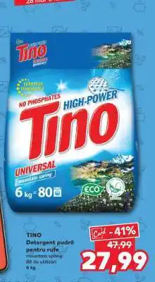 Kaufland TINO Detergent pudră Ofertă