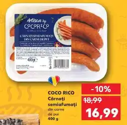 Kaufland COCO RICO Cârnați semiafumați Ofertă