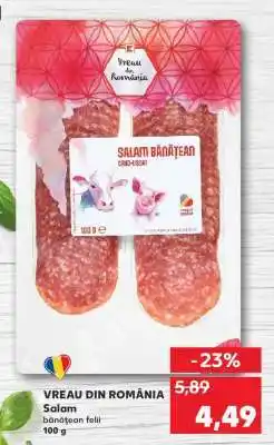 Kaufland Salam bănățean felii Ofertă