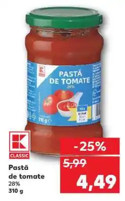 Kaufland Pastă de tomate Ofertă