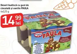 Supeco Desert budincă cu gust de ciocolată şi vanilie PAULA Ofertă