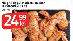 Supeco Mix grill de pui marinate mexican FERMA VRANCEANĂ Ofertă