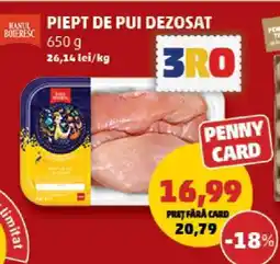 Penny Piept de pui dezosat Ofertă