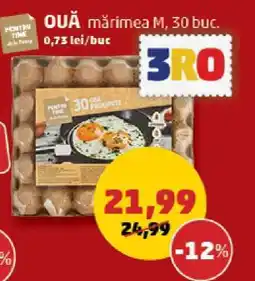 Penny OUĂ mărimea M, 30 buc Ofertă
