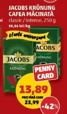 Penny JACOBS KRÖNUNG Cafea măcinată Ofertă