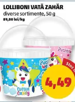 Penny LOLLIBONI Vată Zahăr Ofertă