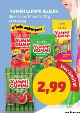 Penny Yummi Gummi Jeleuri Ofertă