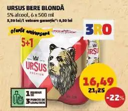 Penny URSUS Bere blondă Ofertă