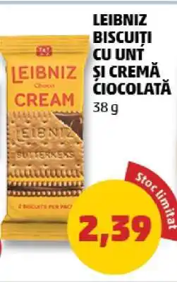 Penny Leibniz Biscuiți cu unt și cremă ciocolată Ofertă
