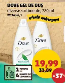 Penny DOVE Gel de duș Ofertă