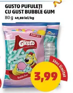 Penny Gusto Pufuleți cu Gust Bubble Gum Ofertă