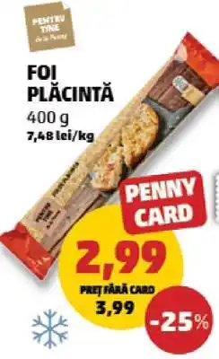 Penny Foi Plăcintă Ofertă