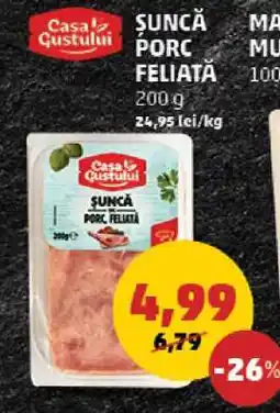Penny Șuncă Porc Feliată Ofertă