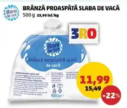Penny BRÂNZĂ PROASPĂTĂ SLABĂ DE VACĂ Ofertă
