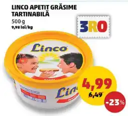 LINCO APETIT Grăsime tartinabilă
