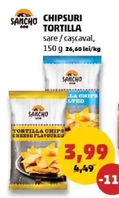 Penny Chipsuri Tortilla Ofertă