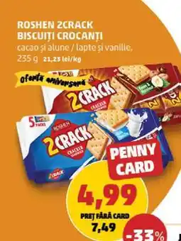 Penny ROSHEN 2CRACK BISCUITI CROCANȚI Ofertă