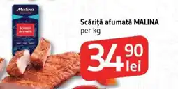 Supeco Scăriţă afumatǎ MALINA Ofertă