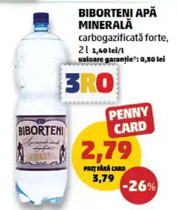 Penny BIBORȚENI Apă minerală Ofertă