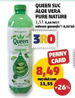 Penny QUEEN SUC ALOE VERA PURE NATURE Ofertă