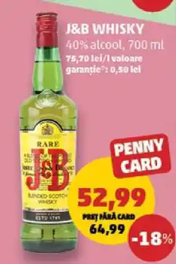 Penny J&B Whisky Ofertă