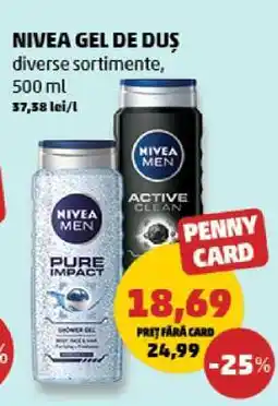 Penny NIVEA Gel de duş Ofertă