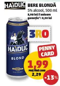 Penny HAIDUC BERE BLONDĂ Ofertă