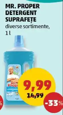 Penny MR. PROPER DETERGENT SUPRAFEȚE Ofertă