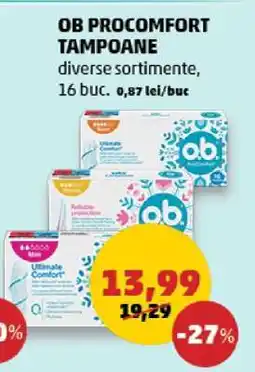 Penny OB ProComfort Tampoane Ofertă