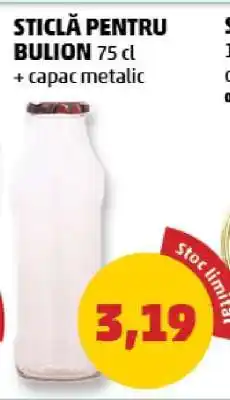 Penny Sticlă pentru bulion 75 cl Ofertă