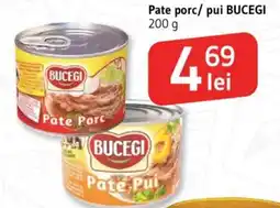 Supeco Pate porc/ pui BUCEGI Ofertă